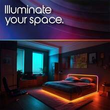 Acosh Neon 5V USB RGB LED Strip Lights, DIY Cuttable With 44 Keys IR Remote, Double-Sided Adhesive Tape, Ambient Lighting For Bedroom, Computer Desk, Multi-Scene Decoration - RGB Strip+44keys Remote - View 12