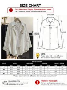 Women's Autumn Solid Color Pocket Embroidered Button Daily Shirt Summer - Apricot - View 5