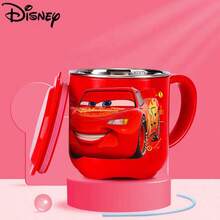 Disney Children's Stainless Steel Water Cup-Baby Milk Cup With Handle, Cute Cartoon-Printed Reusable Mug For Home Use And Parties, 260ml - Multicolor - View 18