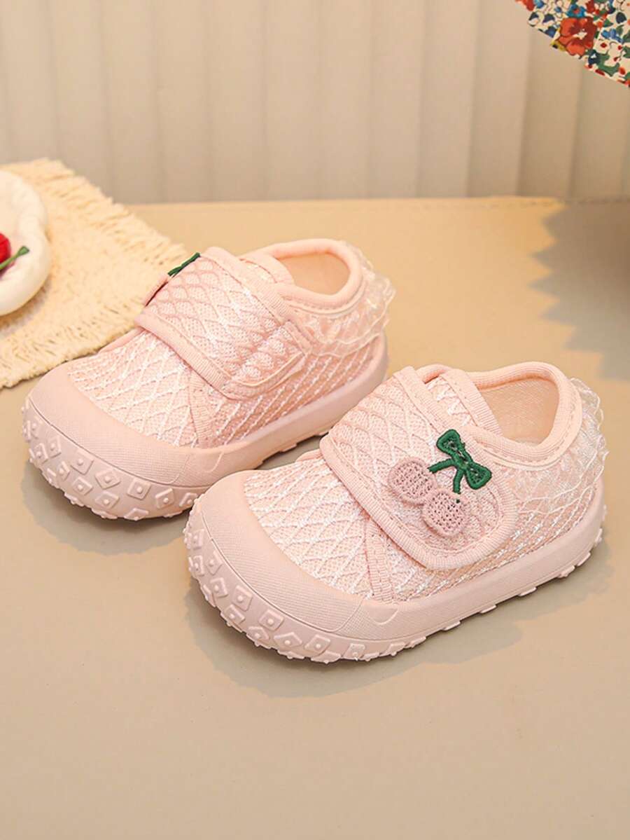Baby Fashion Casual Mesh Closed-Toe Sandals, Stylish And Elegant, Suitable For Spring And Summer, Soft, Comfortable And Breathable Design - Pink - View 1