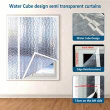 Winter Warm Windproof Window Curtain, Sealed Window Bathroom Windproof Curtain, Thickened Warmth-Keeping Curtain For Home Use - White - View 12