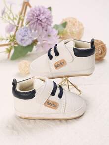 Classic Infant Sneakers, Boys' & Girls' Shoes, Comfortable, Soft, Neutral Infant Anti-Slip Shoes - White - View 3