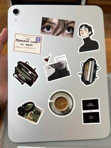 50pcs Museum Stickers For Phone Case, Refrigerator, Planner, Diary, Guitar, Scrapbook, Planner, Luggage, Helmet, Skateboard, Laptop - Museum - View 3