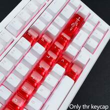مجموعة أغطية مفاتيح PC شفافة بتصميم سيف حرفي، بروفايل Cherry لمفاتيح MX الميكانيكية، لوحة المفاتيح غير مشمولة - مشاهدة 2
