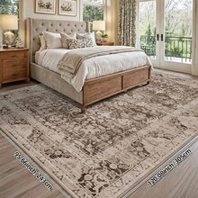 DAJIANG 1pc Large Washable Area Rug, Vintage Bohemian Style Carpet For Hallway, Living Room, Foldable, Soft & Comfortable, Non-Slip Washable, Suitable For Living Room, Kitchen, Bedroom, Study, Bedside, Home Decor, Holiday Room, Bathroom, Kitchen Decor - Multicolor - View 21