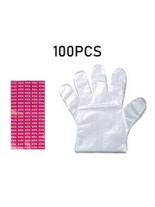 100pcs Disposable PE Foot Mask Liners With Adhesive Backing, Transparent Plastic Foot Socks, Suitable For Home Foot Care, Foot Therapy Moisturizing Care, Tear-Resistant Foot Care Covers, Multi-Purpose, Suitable For Salon, Shoe Fitting, Dorm, Travel, Back To School - Multicolor - View 11