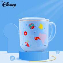 Disney Children's Stainless Steel Water Cup-Baby Milk Cup With Handle, Cute Cartoon-Printed Reusable Mug For Home Use And Parties, 260ml - Multicolor - View 7