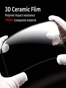 5pcs Full Coverage Matte Ceramic Film Screen Protector Compatible With IPhone 18 Pro Max/18 Pro/17 Pro Max/17e/16/15/14/13/12/11/Pro Max/Plus/Mini Anti-Fingerprint, Dynamic Island Compatibility, Soft Screen Protector, Not Glass - Clear - View 6
