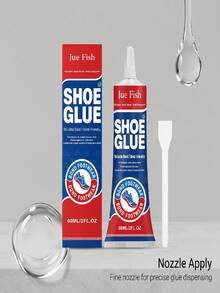 Shoe Repair Glue, Flexible Elastic Waterproof Adhesive, Multi-Material Compatible, Precision Tip Applicator - Recommended 2-pack - View 10