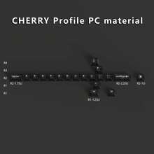 مجموعة أغطية مفاتيح PC شفافة بتصميم سيف حرفي، بروفايل Cherry لمفاتيح MX الميكانيكية، لوحة المفاتيح غير مشمولة - مشاهدة 19