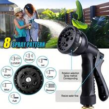 Multifunctional Outdoor Garden Hose, High Pressure Nozzle, Anti-Kink, Leak-Proof, Non-Expandable, Lightweight, 100ft 75ft 50ft 25ft, Easy Storage, Suitable For Yard, Lawn, Car Wash, Gardening, Home Use - A - View 2