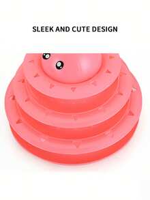 1pc Cat Scratch-And-Play Toy, Cat Toy, Self-Entertaining Cat Spinner Ball, Teething And Chewing Toy, 3-Layer And 4-Layer Toys For Kittens And Young Cats, Cat Teaser, Interactive Cat Training To - Multicolor - View 7