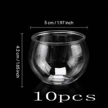 80/40/30/20/10/1pc Transparent Round Dessert Cups, Thickened Pudding Cups For Home Use, Jelly Mousse Cups, Suitable For Dessert Portioning, Party, Banquet, Afternoon Tea, Snack, Yogurt, Ice Cream Containers, Gathering, Market Stall, Baking Small Containers - Clear - View 14