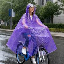 Women's Portable Outdoor Rain Gear, Large Thickened Cycling Poncho, Dual-Side Design, Durable Reusable Material, Suitable For Outdoor Travel, Hiking And Mountaineering, Applicable For Students And Adults - Multicolor - View 1