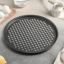 4pcs 11-Inch Pizza Plates With Holes, Oven- Pizza Rack And Round Pizza Tray, Pizza Baking Tools For Baking, Cooking, And Grilling - View 6