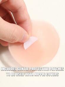 Reusable Ultra-Thin Silicone Nipple Covers, Invisible Lingerie, Adhesive Breast Pads, Women's Bras, Strapless Bras, Suitable For Wedding Dresses - Multicolor - View 4