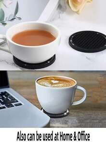 2pcs Multifunctional Car Cup Holder Anti-Slip Silicone Pad Cup Holder Mat Car Interior Decoration Accessories Best-Selling Gift - A - View 3