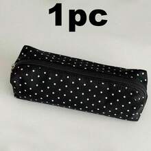 Cute Polka Dot Pencil Case, Large Capacity, Student Pencil And Pen Storage Bag, Multi-Function Zipper Pouch, Lightweight And Portable, Suitable For Students, Exams, Office And Daily Use, Back To School (Random Zipper Style) - Multiple Styles - View 14