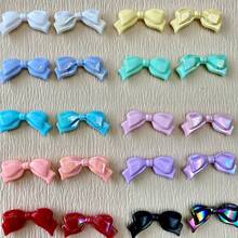 Solid Color AB Acrylic Small Fresh Bow, Loose Bead Bead Bead, Handmade DIY Mobile Phone Chain, Necklace Accessories - Multicolor - View 5