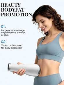 Lenovo Lymphatic Detox Massage Tool And Cellulite Reduction Massager, Helps Reduce Stretch Marks And Cellulite, Body Shaping Device, Pain Relief For Legs, Arms And Abdomen, Body (White) - Multicolor - View 1