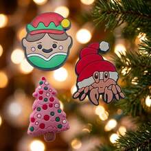 20-Piece Cute Cartoon Christmas-Themed PVC Shoe Charm Set – , Personalized Accessories For Clogs And Holiday Parties - Multicolor - View 8