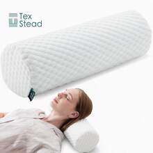 Cervical Pillow Cervical Pillow Round Cervical Pillow Neck Back Lumbar Pillow Round Roller Pillow With Removable Cover Designed For Neck, Back, Head And Legs - Grey - View 13