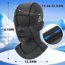 Eyeglass-Hole Mask, Unisex For Men And Women, Cool And Breathable For Both Summer And Winter, Sun And UV Protection, Suitable For Motorcycle Riding, Work, And Skiing - Multicolor - View 7