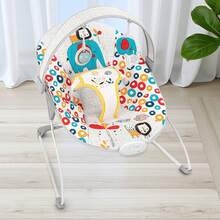 Portable Baby Bouncer Seat With Music, Infant Bouncer For Newborns 0-6 Months, Holds Up To 20 Lbs, Indoor & Outdoor Use,Halloween & Christmas - Yellow - View 5