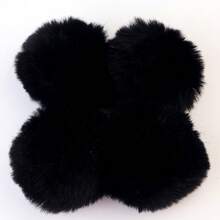 8cm Fluffy Pom Poms, Large Multi-Color Plush Balls, DIY Crafts, Wreaths, Decorative Keychains, Clothing Decoration, 4pcs/Bag - Multicolor - View 26