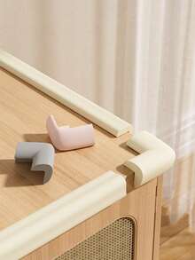 8/4pcs Anti-Collision Strips, Corner Guards, Home Furniture Anti-Collision Wall Stickers, Table Edge Soft Padding, Corner Protection, Safety Guard Corner Pads - Multi-color - View 3