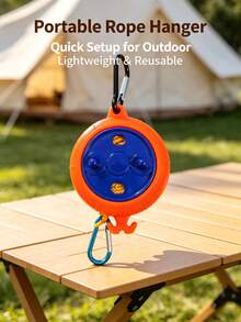 Retractable Travel Clothes Line, Camping Laundry Drying Rope, Portable Outdoor Clothesline With Carabiners, Adjustable Windproof Clothes Rope, Compact Travel Laundry Accessory, Indoor Outdoor Drying Line For Trip - Multiple Styles - View 13