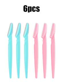 60pcs/24pcs/12pcs/6pcs/1pc Eyebrow Shaving Set Designed For Women And Men, Includes Storage Box With Safety Cap, Eyebrow Trimmer For Trimming And Shaping Beautiful Eyebrows, Facial Hair Removal Razor, Washable And Reusable, Suitable For Facial And Body Hair Removal, Essential Tool For Hair Salon, Makeup And Beauty Industry And Daily Use, Beauty And Travel Accessory - Multicolor - View 8
