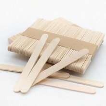 1/50/100/150pcs Handmade Wooden Sticks/Popsicle Sticks, Natural Wooden Popsicle Sticks/Candy Sticks/Popsicle Sticks, Suitable For DIY Crafts, Suitable For Various Ice Creams, Multi-Functional, Easy To Use And Effective Popsicle Sticks - Multicolor - View 5