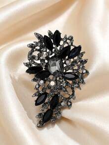 Heavy Industry Dark Series Broch - Neutral Premium Pin Formal Party Dressing Accessories/Friend Gift Coat Collar Badge Decoration - Large Glass (4474) - View 6