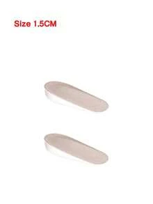2/1pair Sports Invisible Height Increasing Pad, Comfortable Shock Absorption And Anti Slip Insole, Men's And Women's Deer Cloth Velvet PU Integrated Height Increasing Pad - Multicolor - View 9