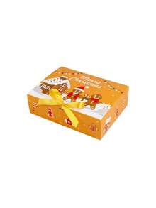 24/12/4 piezas/1 pieza Cajas de regalo de Navidad, cajas de papel con dibujos animados, cajas de regalo para fiestas y vacaciones, cajas decorativas para envolver regalos, cajas de regalo de papel de Navidad. Juego de cajas de regalo de Navidad grandes vacías, cajas decorativas para regalos de galletas, manzanas y caramelos de Papá Noel - Multicolor - Ver 7