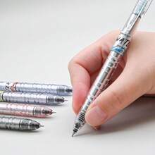 12pcs Dongmi Retractable Neutral Pens, INS Minimalist Transparent Barrel, CS Conical Tip 0.5mm, Student Exam Practice Pens, INS Style Transparent Body, Multiple Fresh Colorful Shells, Exquisite Appearance, CS Conical Tip 0.5mm, Smooth And Stable Tip, Even And Fluent Ink Flow, No Ink Skipping Or Splashing, Comfortable For Long-Term Writing, Uniform Black Ink Refill, Clear And Neat Handwriting, Retractable Design, No Cap Needed - A - View 5