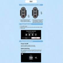 UEGOGO Remote Kontrol Nirkabel BT 5.3, Kompatibel dengan Action 4/5 Pro/6, Kompatibel dengan Kamera Aksi Isi Ulang Insta360 X3/X4/X5, Jarak Remote hingga 10m - Hitam - View 7