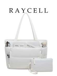 Women's Lightweight Fluffy Tote Bag, Suitable For Travel, Work, Beach, Gym, Shopping, School And Office Use - Multicolor - View 14