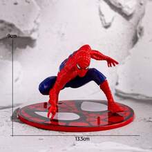 Disney Topper bánh kem Spider-Man màu trơn cỡ cực lớn, trang trí bánh kem siêu anh hùng, phù hợp cho tiệc sinh nhật, cắm bánh kem, phụ kiện trang trí bánh sinh nhật (các bộ phận cần lắp ráp, hiện tượng bình thường, các bộ phận có thể bị rơi trong quá trình vận chuyển, kiểu ngẫu nhiên) - A - Xem 4