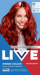 Schwarzkopf LIVE Intense Colour Long-Lasting Permanent Hair Dye (035 Real Red) - 035 Real Red - View 12