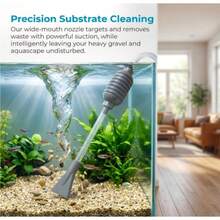 1pc Fish Tank Water Changer Automatic Siphon Tube Small Tank Water Pump Water Change Cleaning Waste Suction Sand Washer Fish Tank Dedicated Home Essential Housewarming Gift - Straight Head - View 10