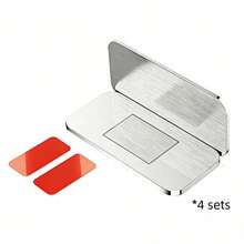 1/2 Set No-Drill Stainless Steel Cabinet Magnetic Catch, Ultra-Thin Strong Magnetic Drawer Invisible Door Magnet, Wardrobe Sliding Door Magnetic Latch - A - View 14