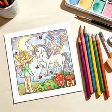 1pc Warm Elf Coloring Book, Bold And Easy-To-Color Patterns, 24 Pages Of Cute And Cozy Designs, Suitable For Creative Relaxation, Cultivating Focus And Artistic Interest, Perfect Gift Choice For Back To School, Christmas, New Year, Birthday, Holiday Party, Girls Home Drawing Book - Cozy Elf Coloring Book - View 5