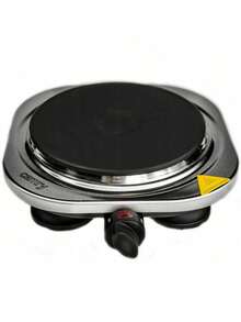 CAMRY Single Burner Electric Cooktop, Portable Hot Plate, Electric Countertop Burner - Adjustable Temperature, Compact Design - EU E Type Plug(220-240V) - View 3