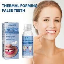EELHOE 60ml/2pcs Tooth Decoration Fragrance-Free Movie Makeup False Teeth Modifier, Fashionable Easy To Use, Dental Beauty - Multicolor - View 1