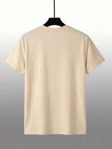 Men T-Shirt Co-Ords - Apricot - View 3