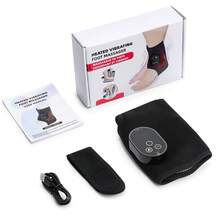 Hailicare Máy massage chân và cổ chân sưởi ấm không dây, thiết kế quấn quanh rung sạc lại được, giảm mỏi chân, cầm tay thư giãn - màu đen - Xem 13