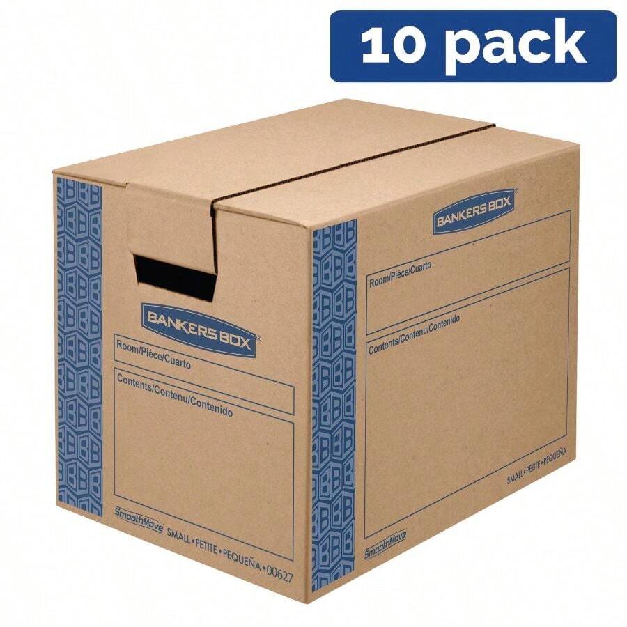 Box SmoothMove Prime Moving Boxes - Small, 10pk - Default - View 1