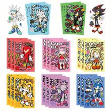 8pcs/6PCS Cartoon Theme Puzzle Toy, Fun Parent-Child Interactive Puzzle, Comes With Rich DIY Sticker Materials, Complete The Puzzle And Use Stickers For DIY Creation Simultaneously, Effectively Enrich Home Entertainment Options, Suitable For Family Joint Participation Experience, Highly Playable, Fits Family Leisure, Also Can Be Used As Fun Small Gifts For Halloween And Christmas Party Distribution - Multicolor - View 1
